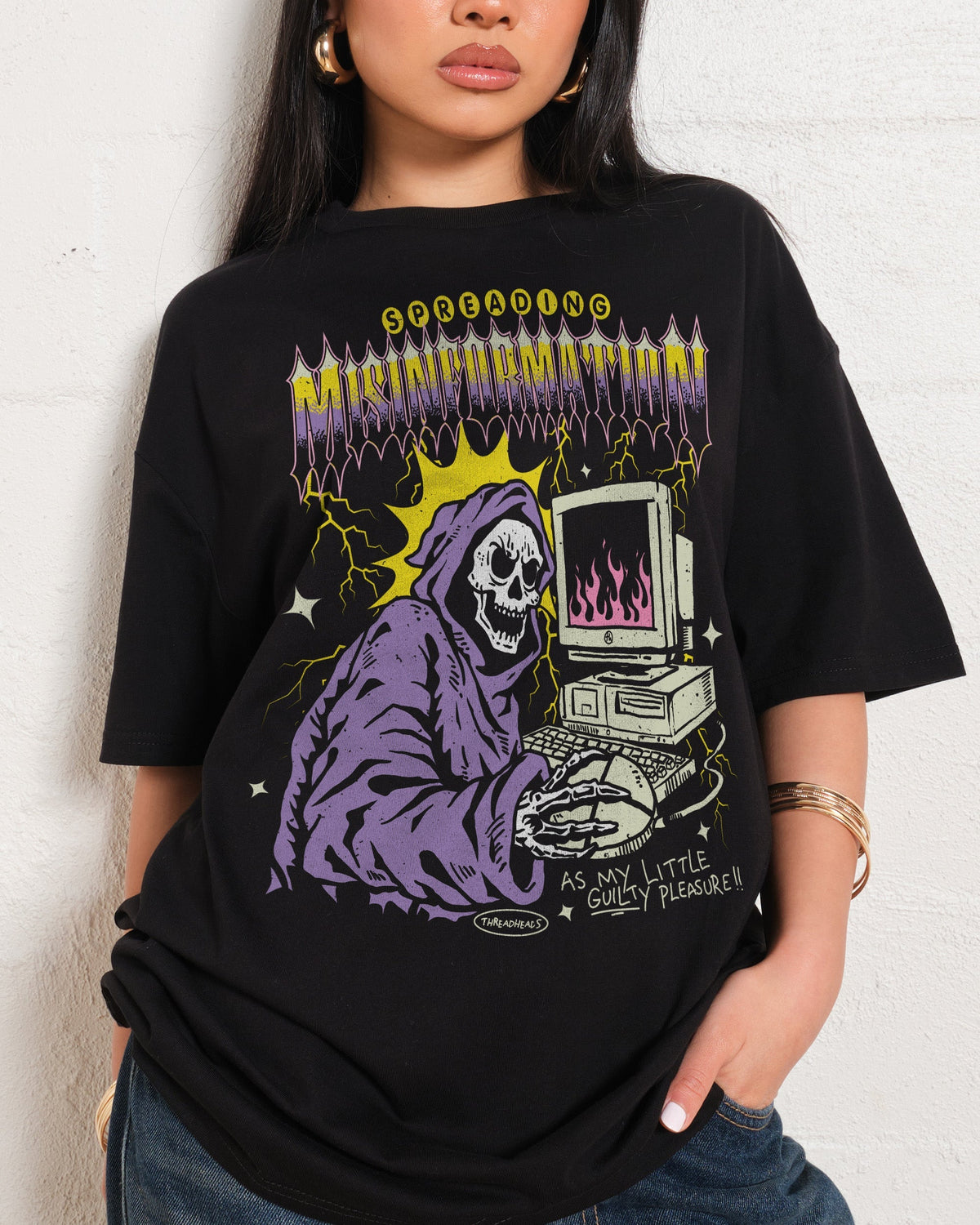 Spreading Misinformation Oversized Tee Unisex