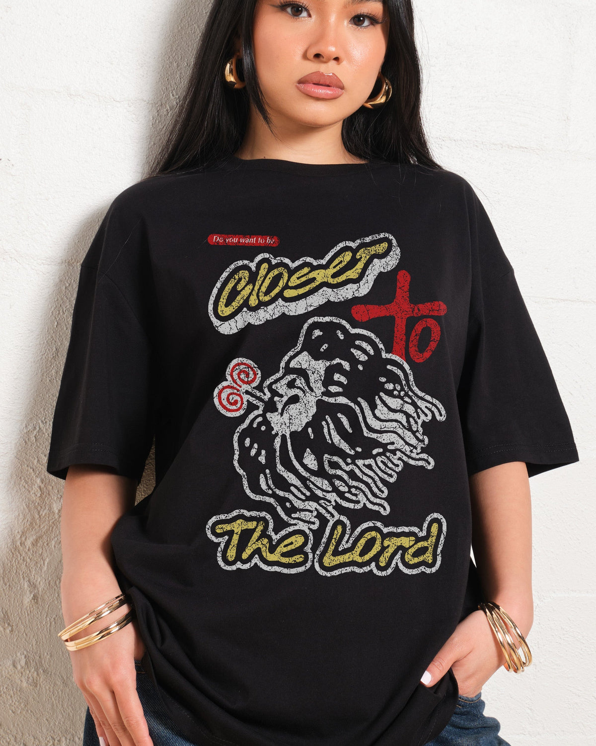 Closer To The Lord Oversized Tee Unisex