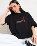 Hell Was Full Oversized Tee Unisex