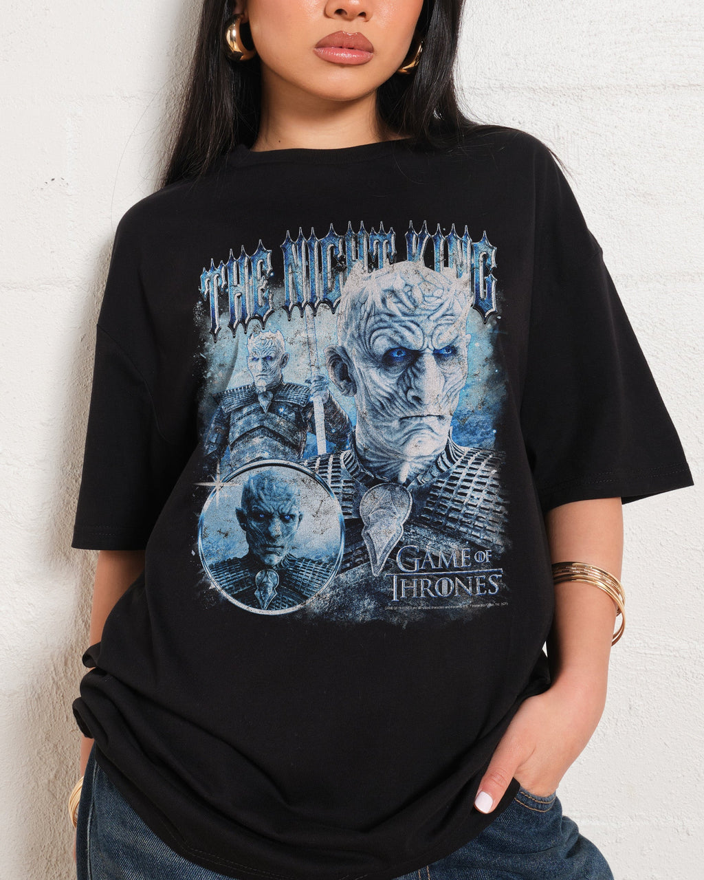 Vintage Night King Oversized Tee Unisex