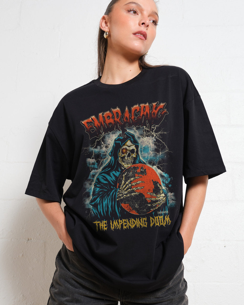 Embracing The Impending Doom Oversized Tee Unisex