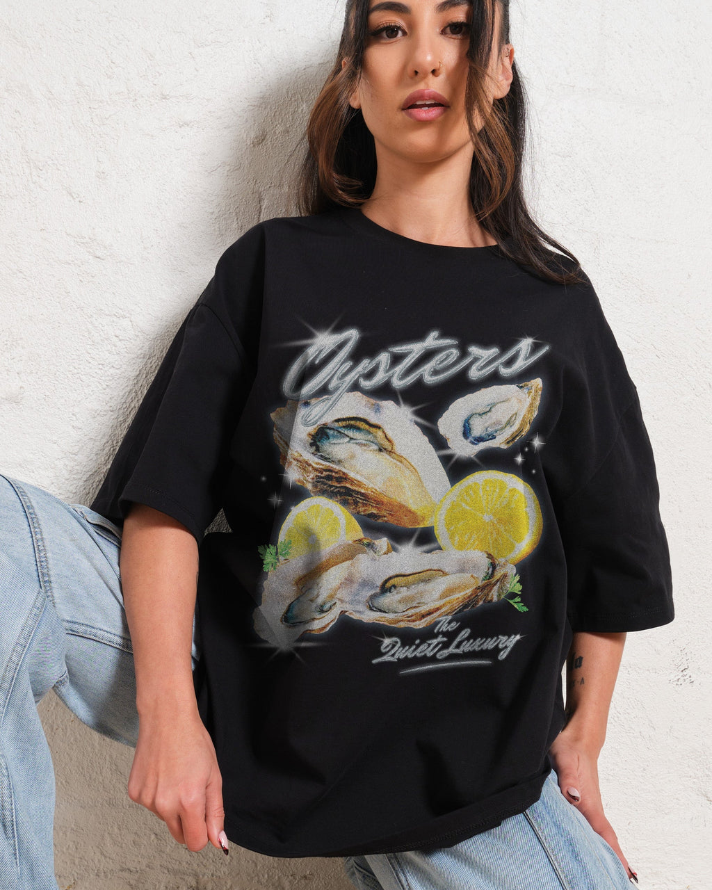 Oysters, The Quiet Luxury Oversized Tee Unisex