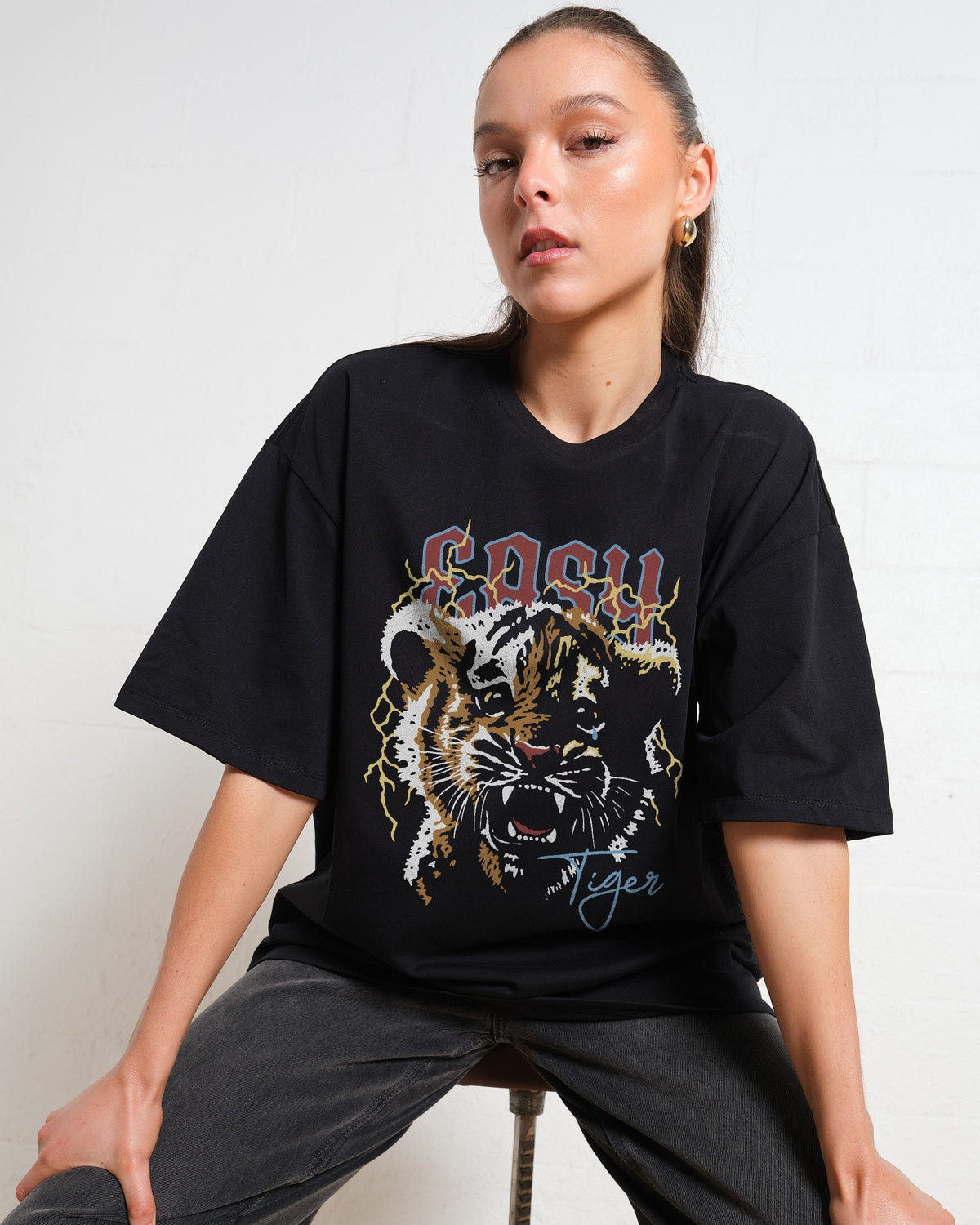 Easy Tiger Oversized Tee Unisex