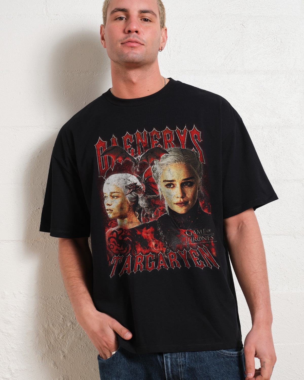Vintage Daenerys Targaryen Oversized Tee Unisex