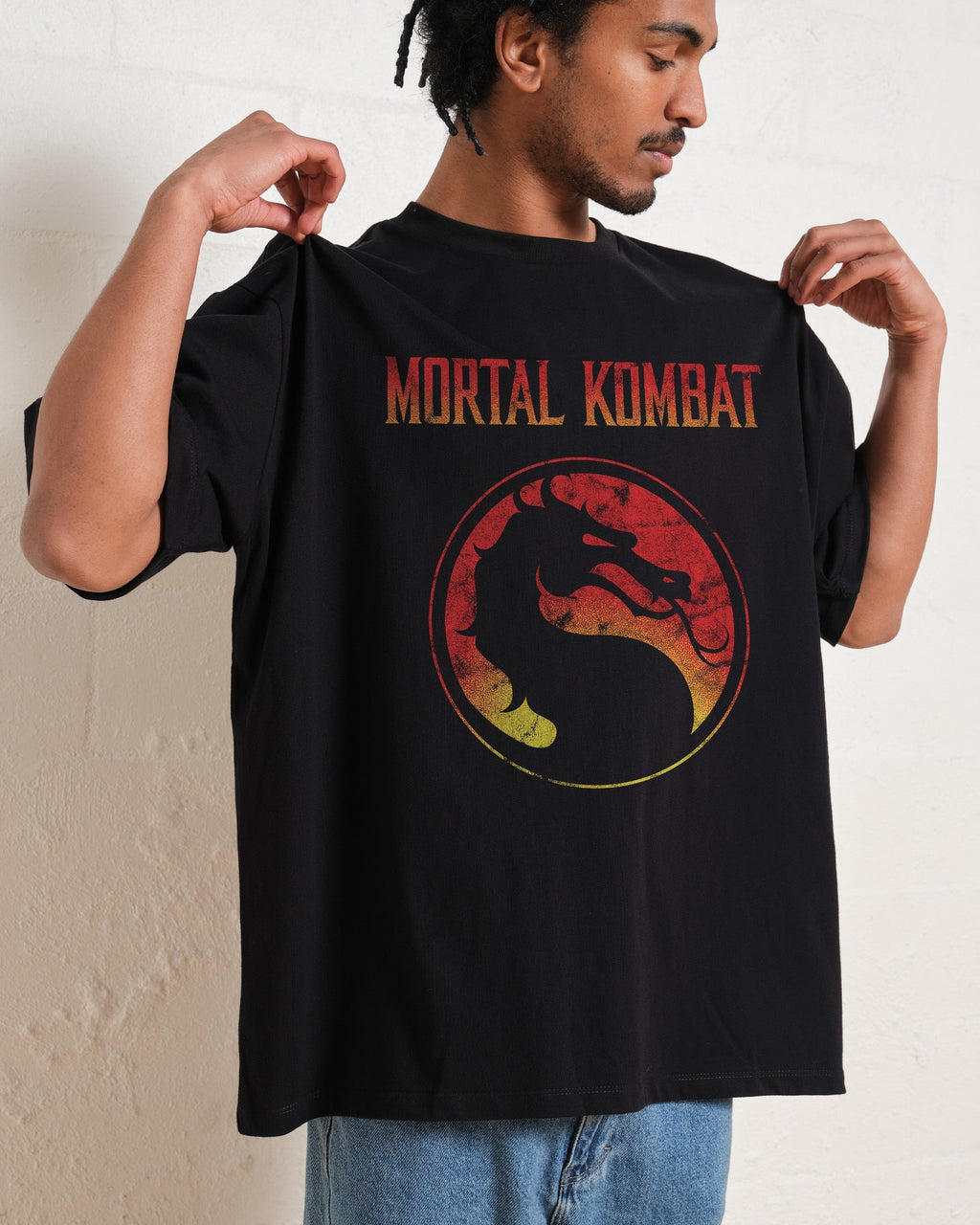Mortal Kombat Logo Oversized Tee Unisex