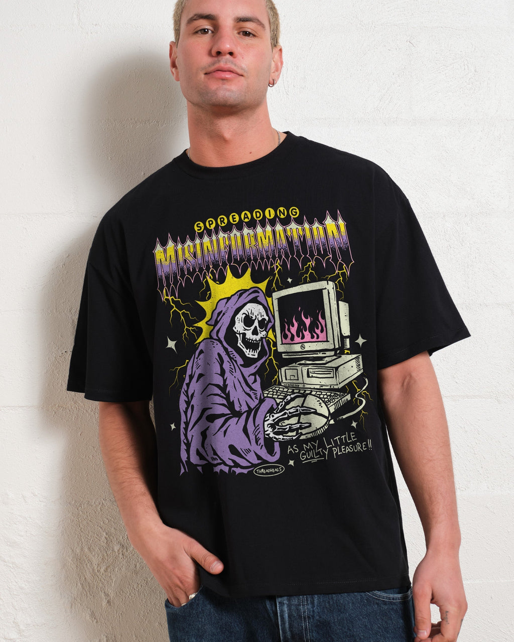 Spreading Misinformation Oversized Tee Unisex