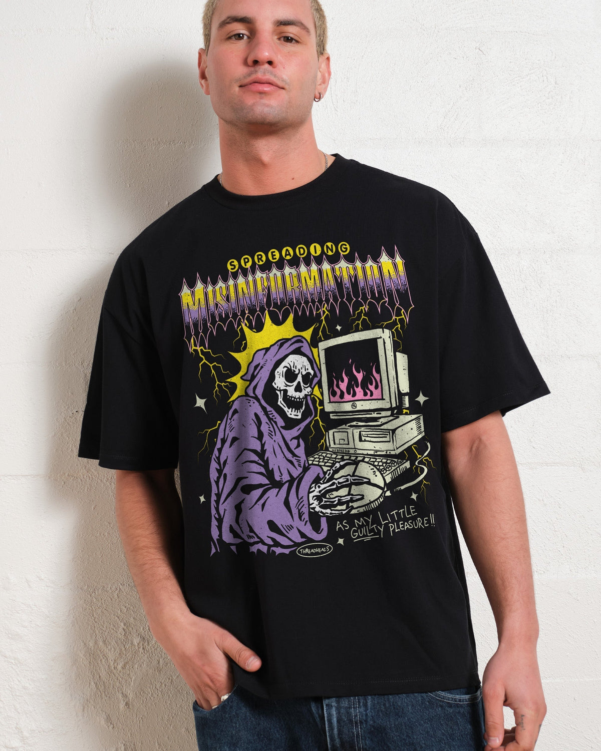 Spreading Misinformation Oversized Tee Unisex
