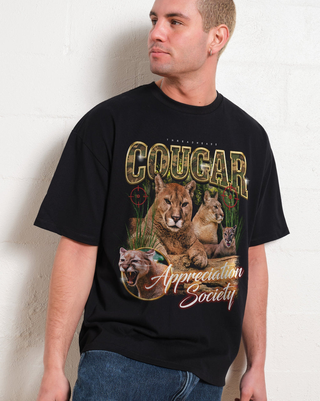 Cougar Appreciation Society Oversized Tee Unisex