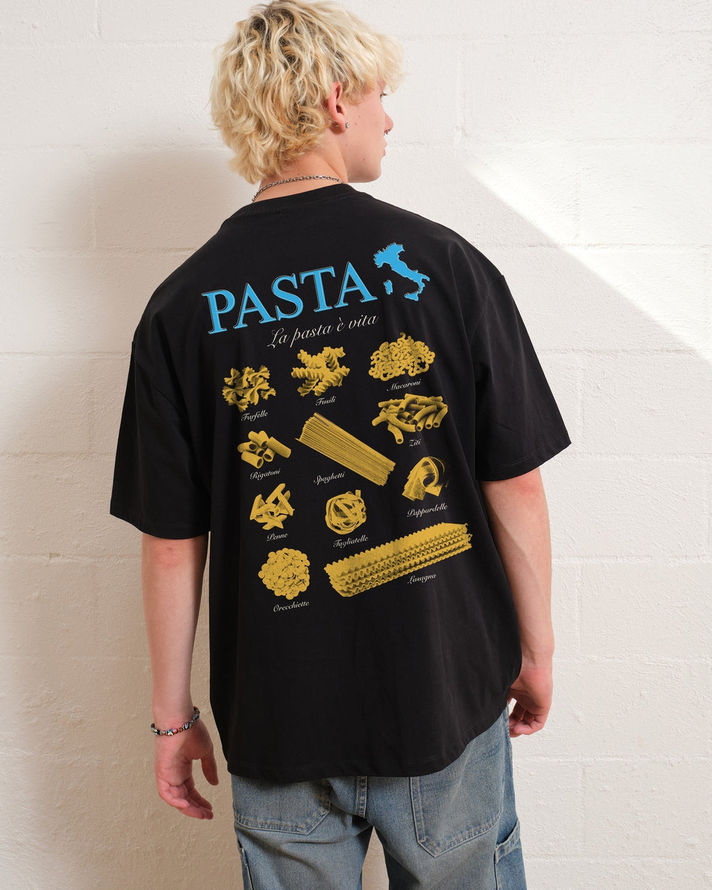 Pasta Is Life Oversized Tee Unisex