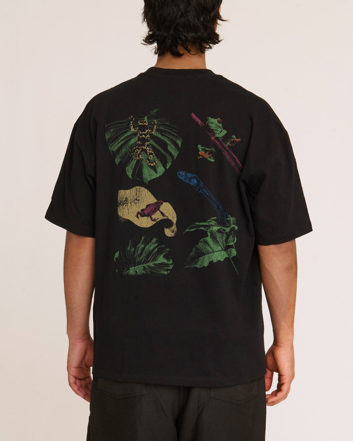 Man I Love Frogs Jungle Edition Oversized Tee Unisex