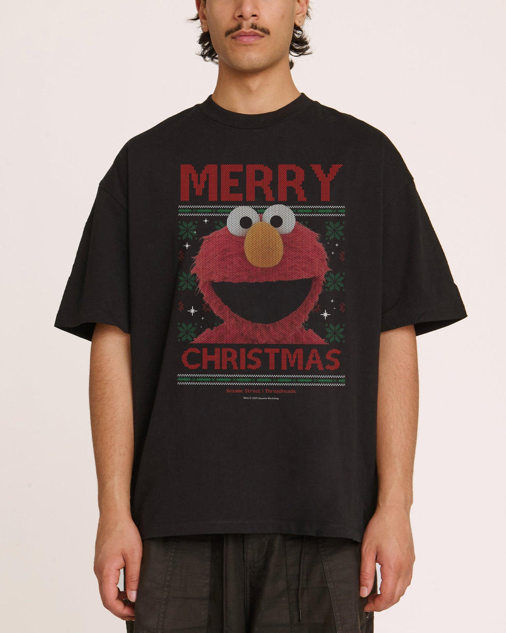 Merry Christmas from Elmo Oversized Tee Unisex