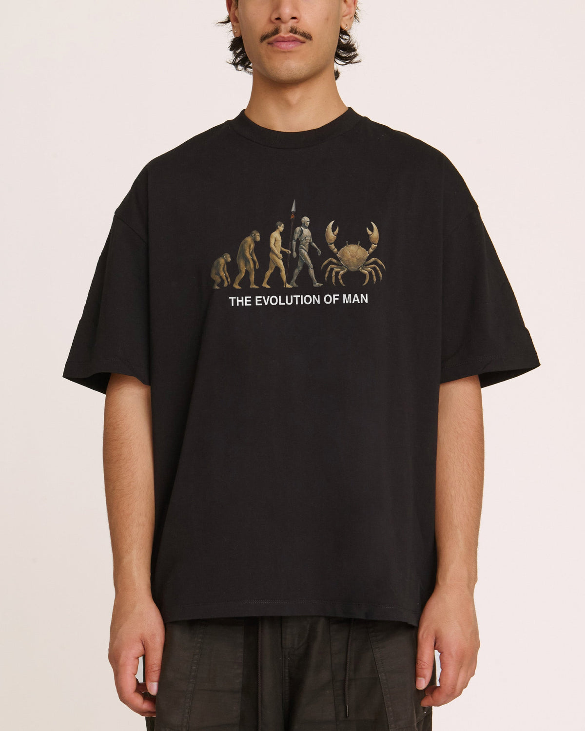 Evolution of Man Oversized Tee Unisex