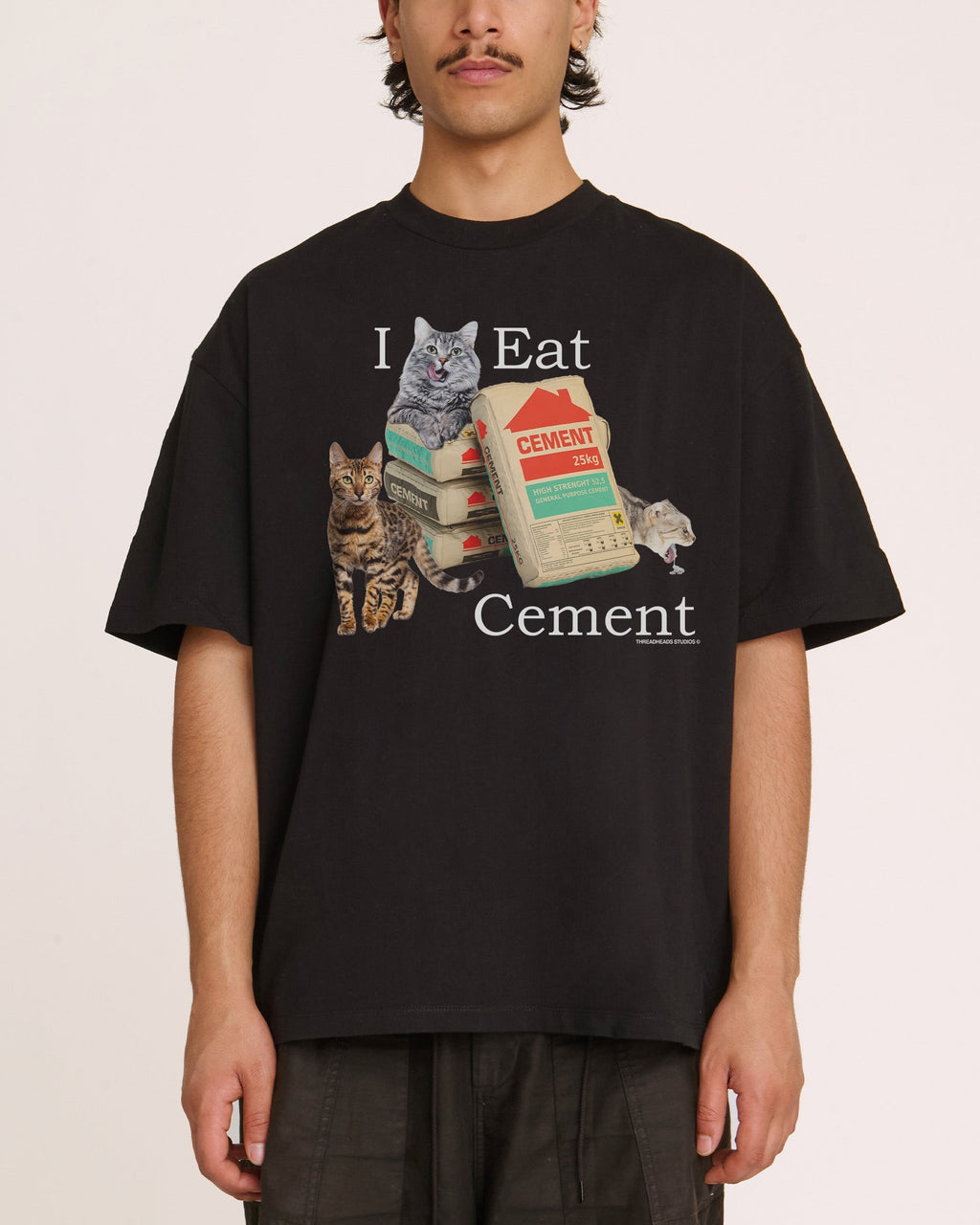 I Eat Cement Oversized Tee Unisex