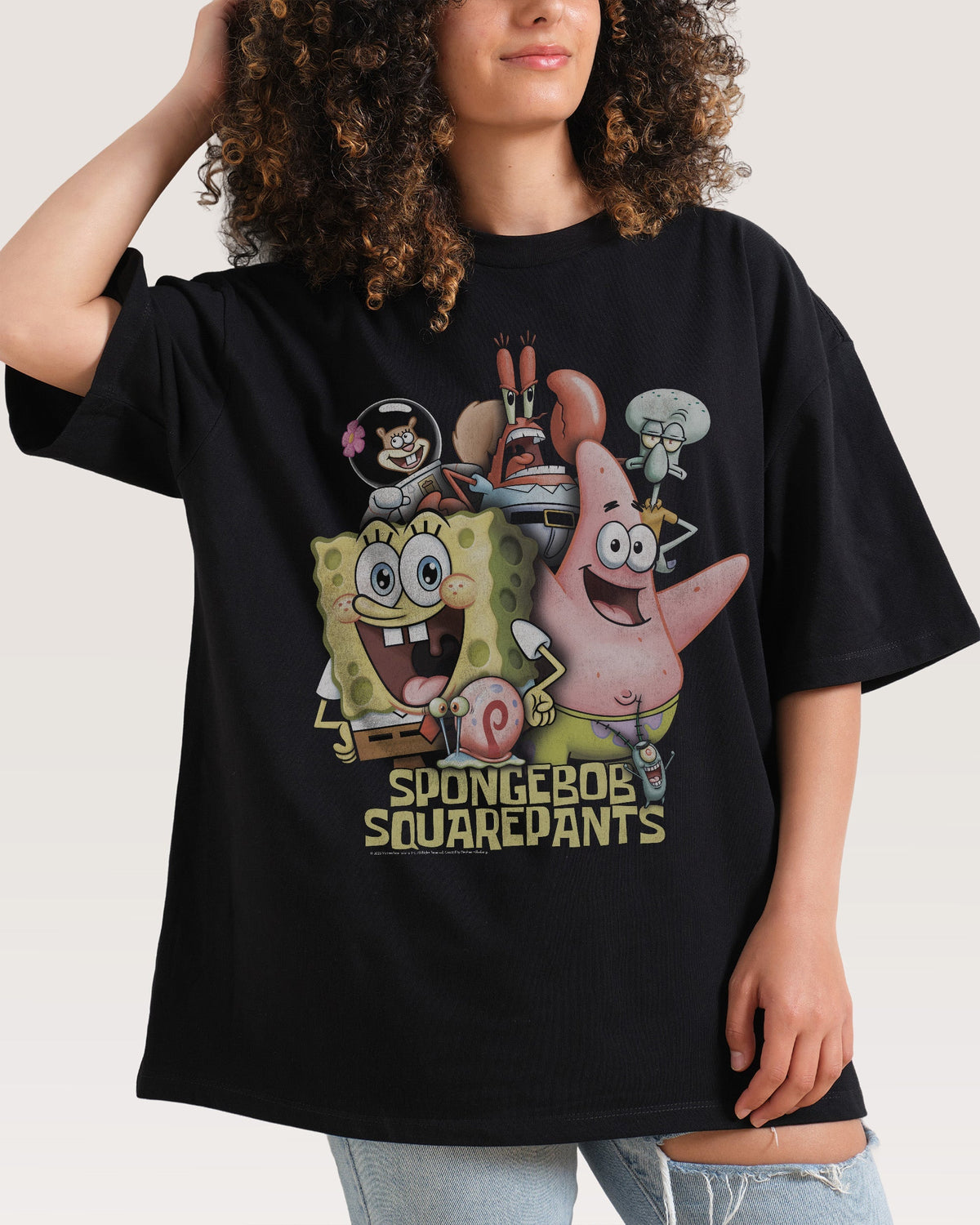 Bikini Bottom Crew Oversized Tee Unisex