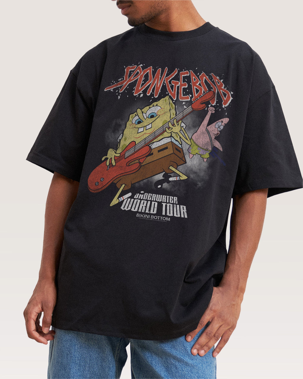 Spongebob’s World Tour Oversized Tee Unisex