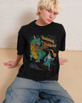 Running From My Problems Dragon Oversized Tee Unisex