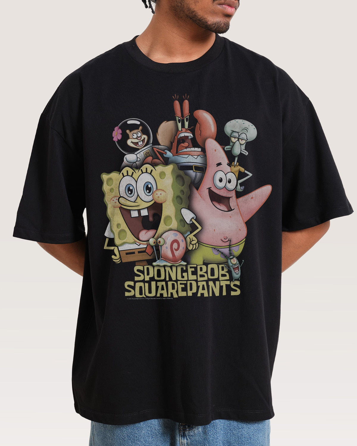 Bikini Bottom Crew Oversized Tee Unisex