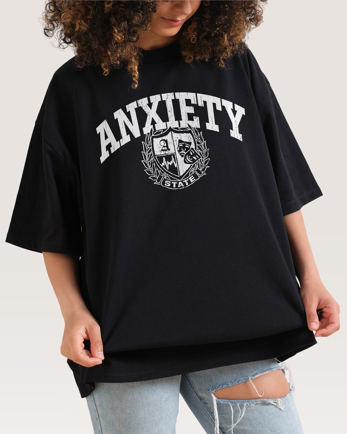Anxiety State Oversized Tee Unisex