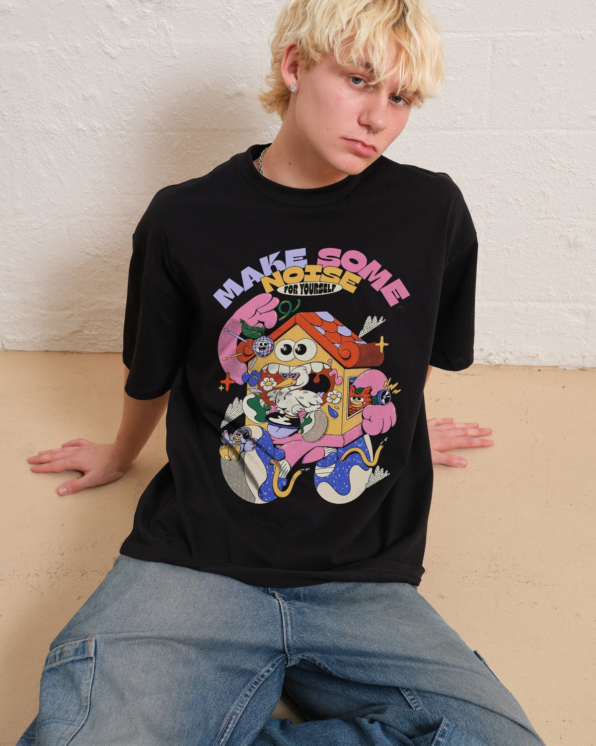 Make Some Noise Oversized Tee Unisex