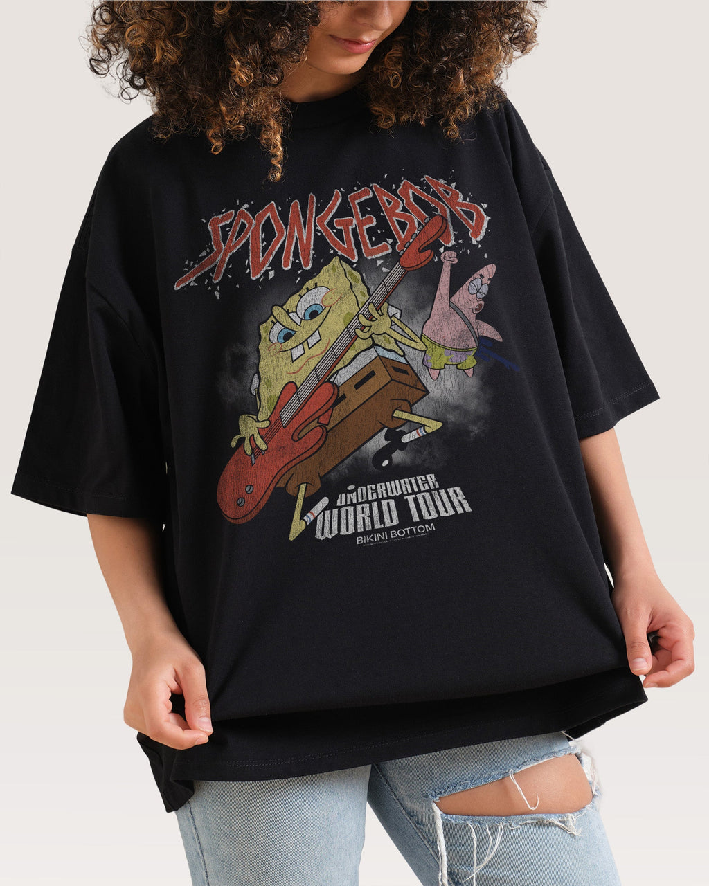 Spongebob’s World Tour Oversized Tee Unisex