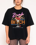 Dumb Bitch Hotel Boxy Crop Tee Unisex