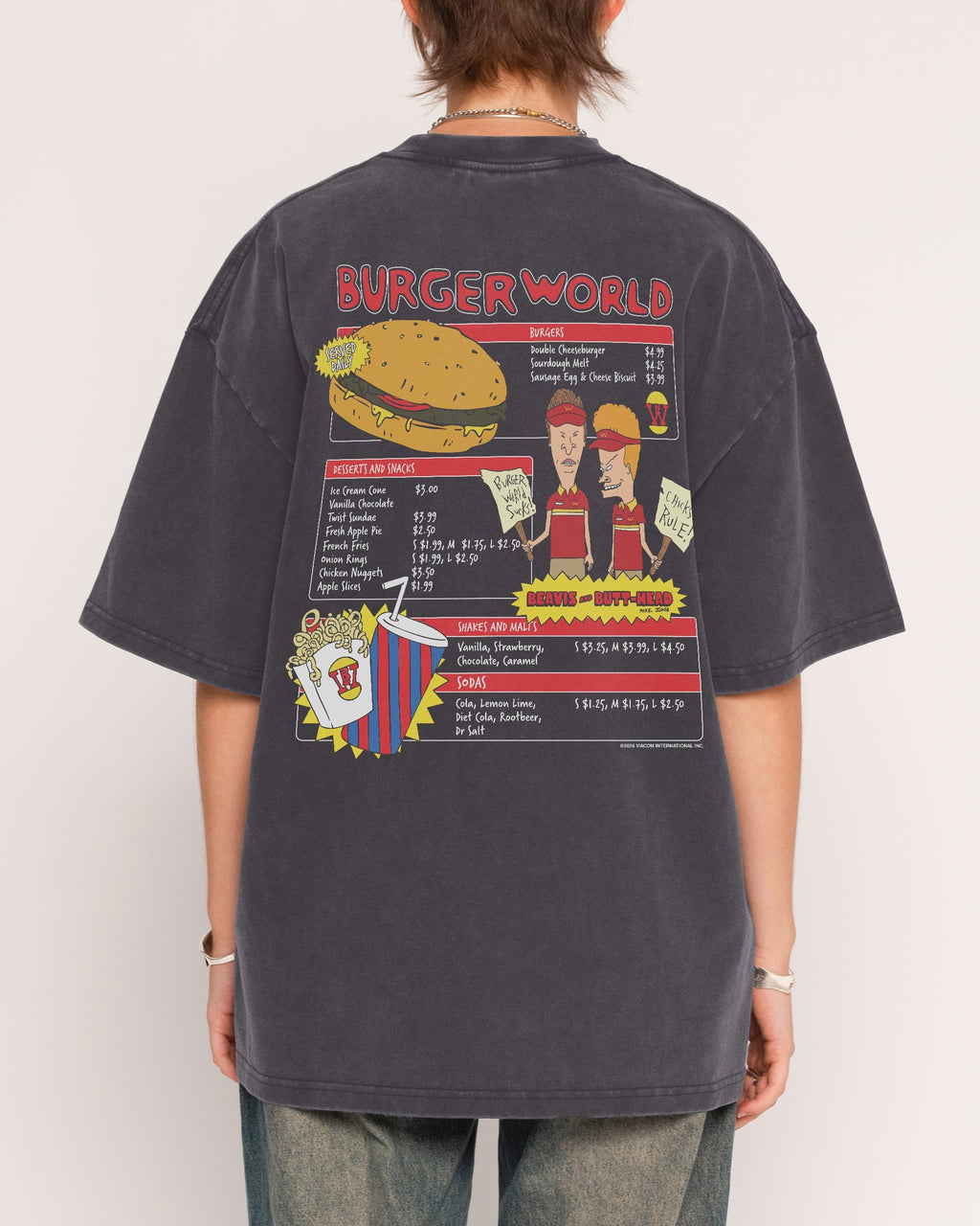 Burger World Wash Tee Unisex