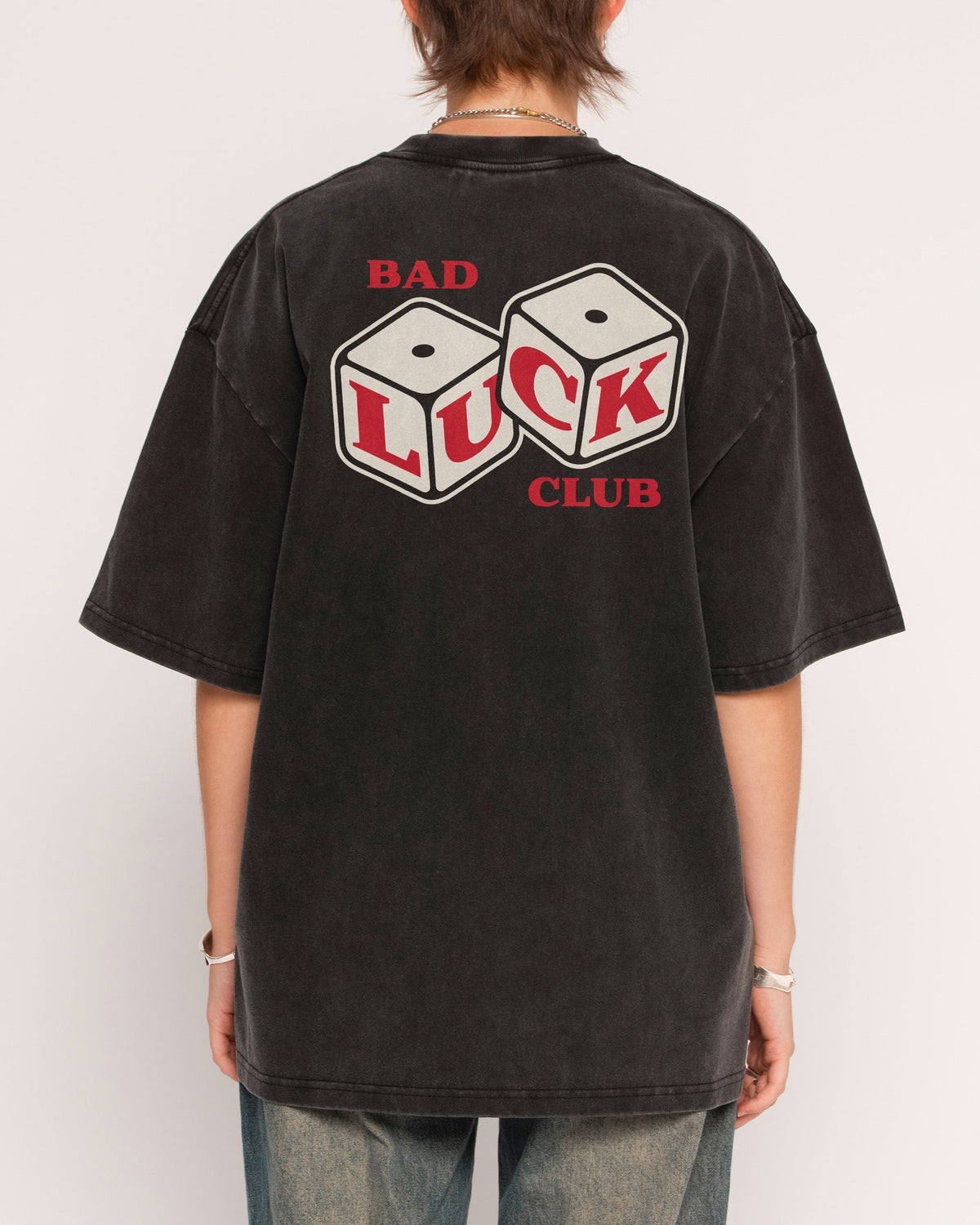Bad Luck Club Oversized Tee Unisex