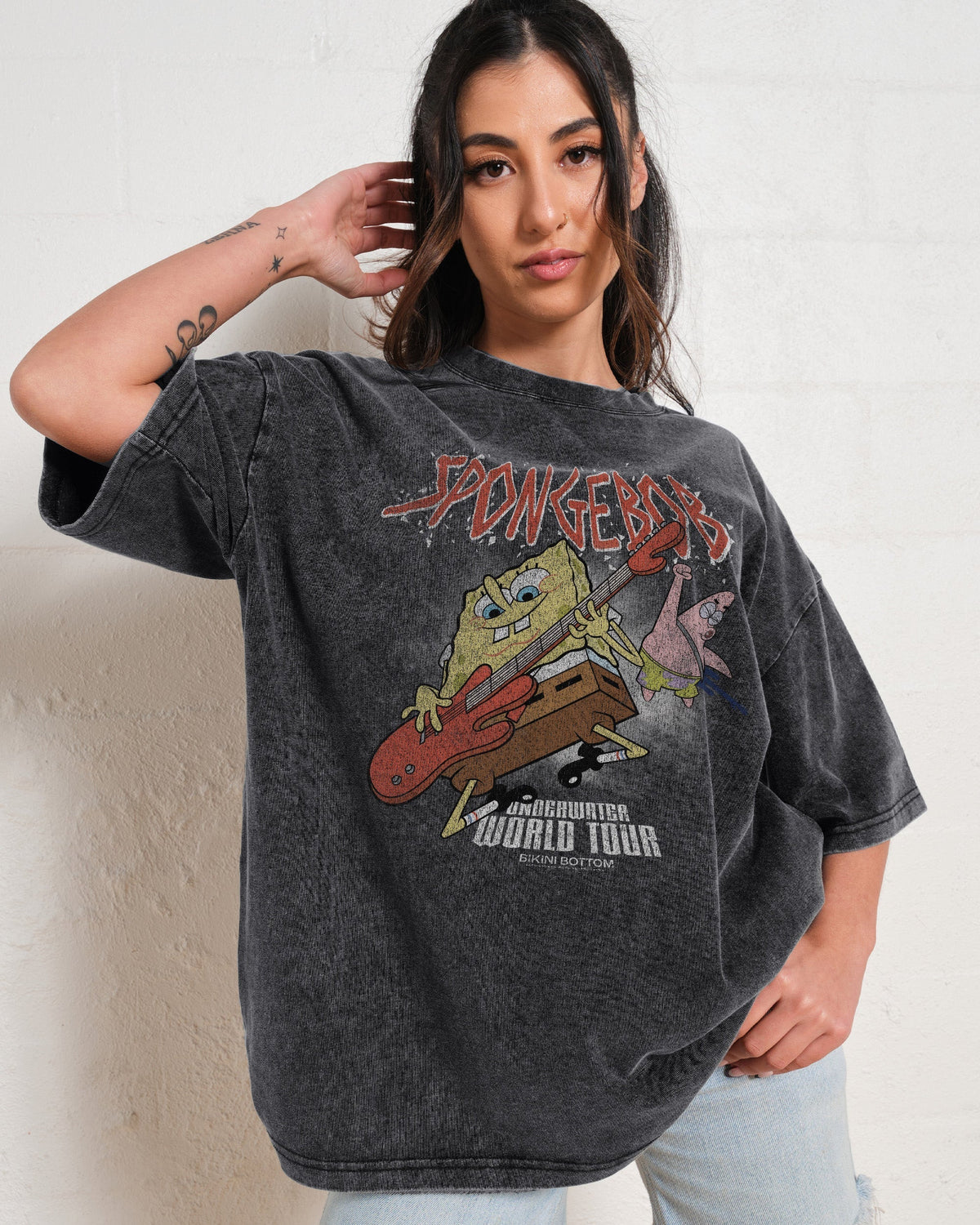 Spongebob’s World Tour Oversized Tee Unisex