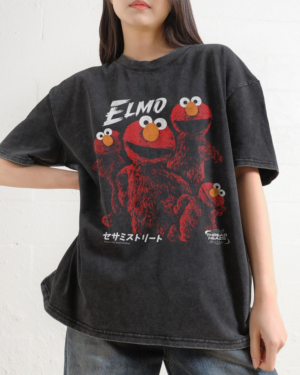 Tokyo Elmo Oversized Tee Unisex