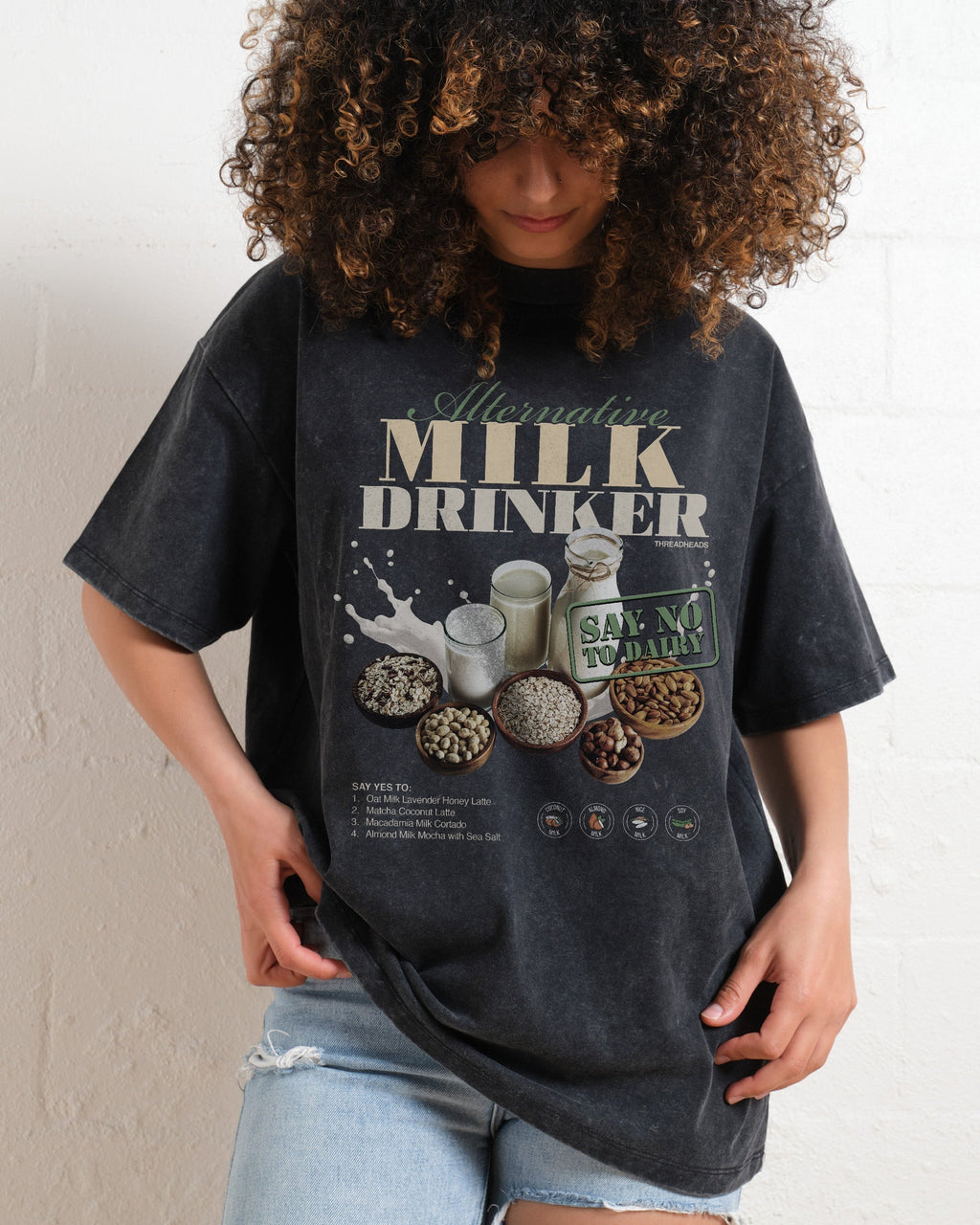 Alternative Milk Drinker Oversized Tee Unisex