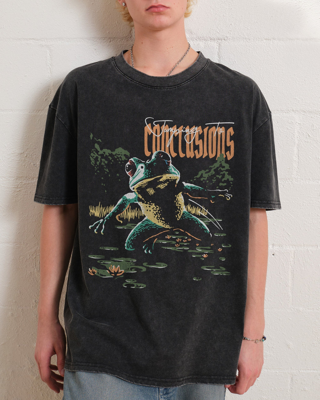 Jumping To Conclusions Oversized Tee Unisex