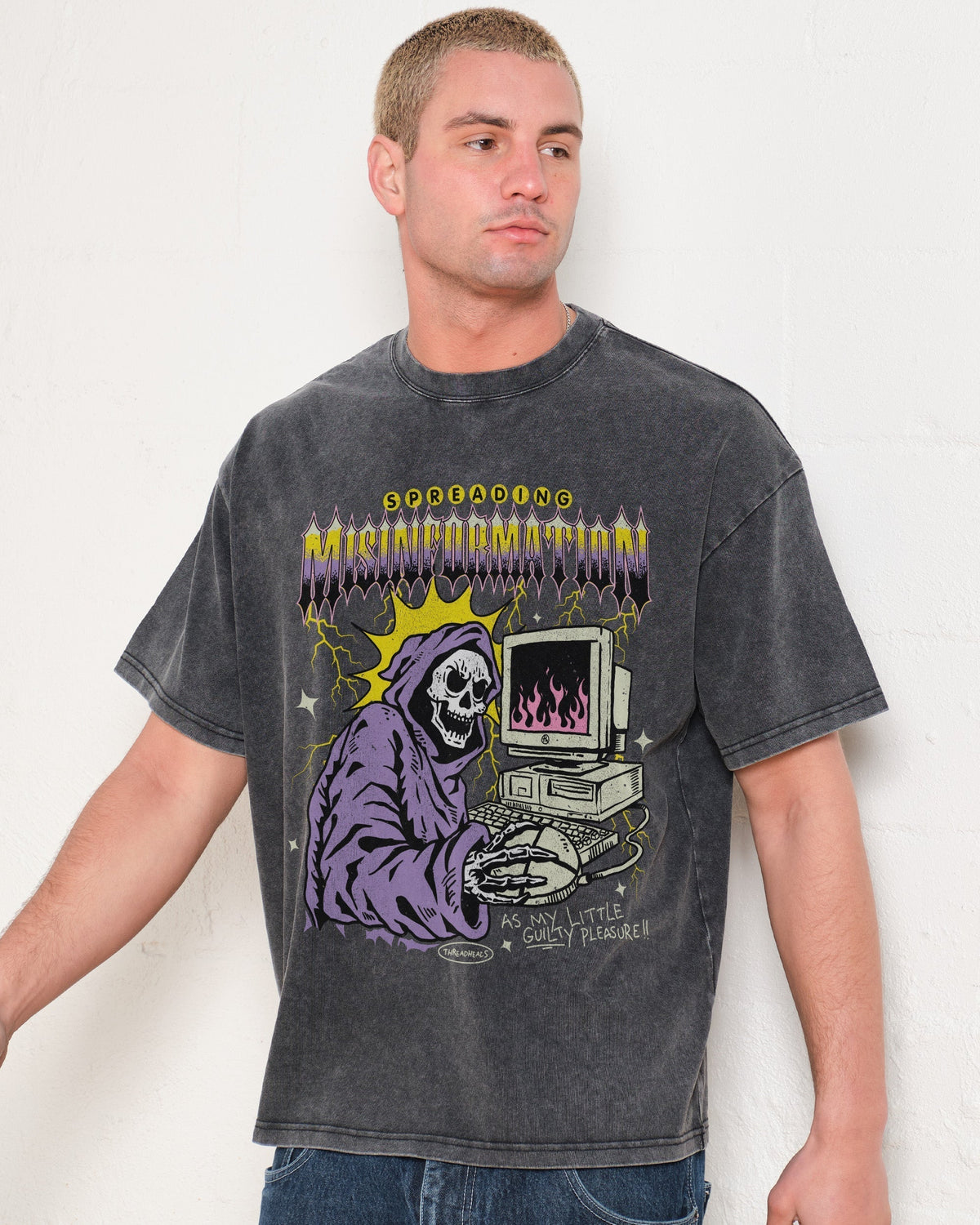 Spreading Misinformation Oversized Tee Unisex