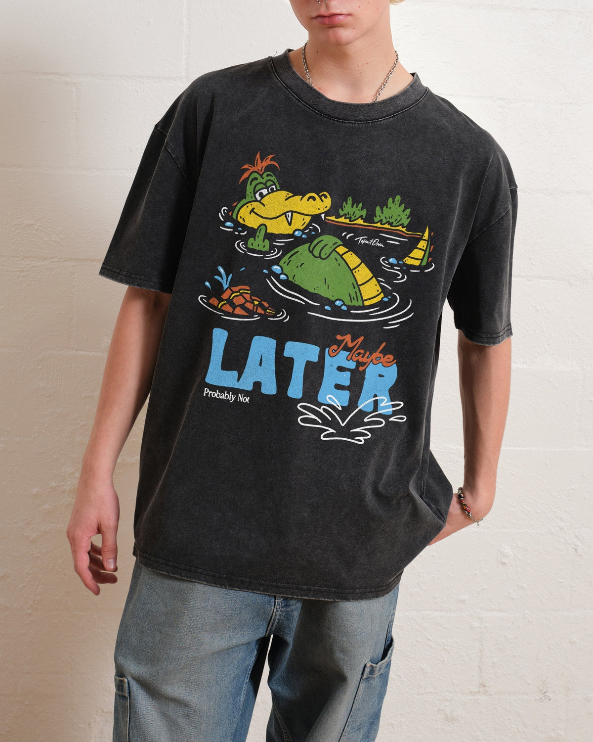 Maybe Later Oversized Tee Unisex
