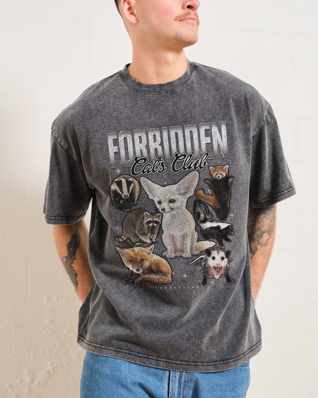 Forbidden Cat Club Oversized Tee Unisex