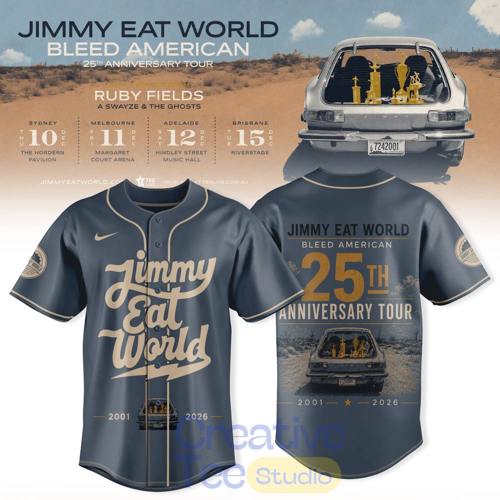 Bleed American 25th Anniversary Tour Special Baseball Jersey
