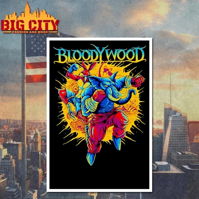 Bloodywood Australia Boxing Animals Tour 2026 Shirt Unisex