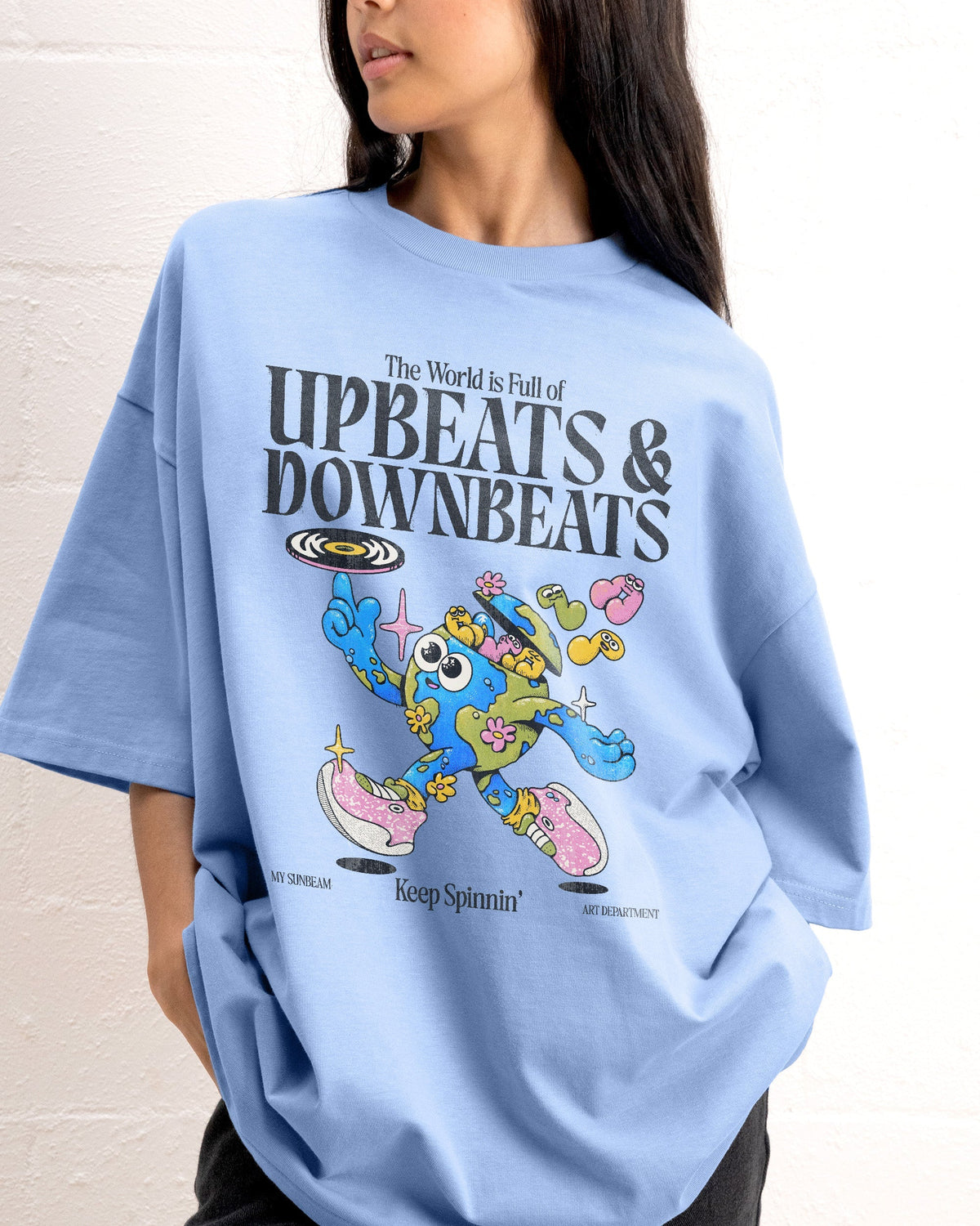 Upbeats & Downbeats Oversized Tee Unisex