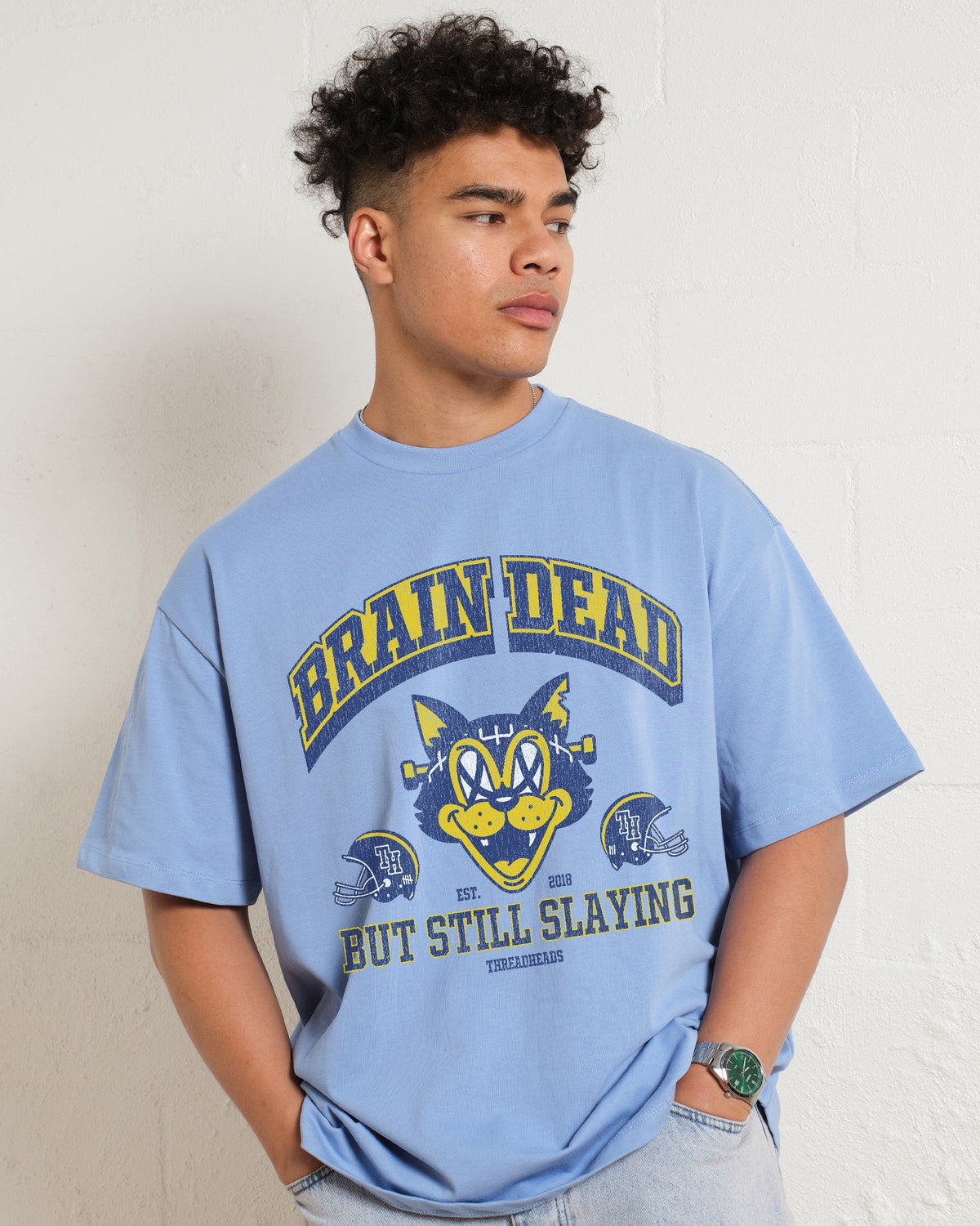 Brain Dead Cat Oversized Tee Unisex