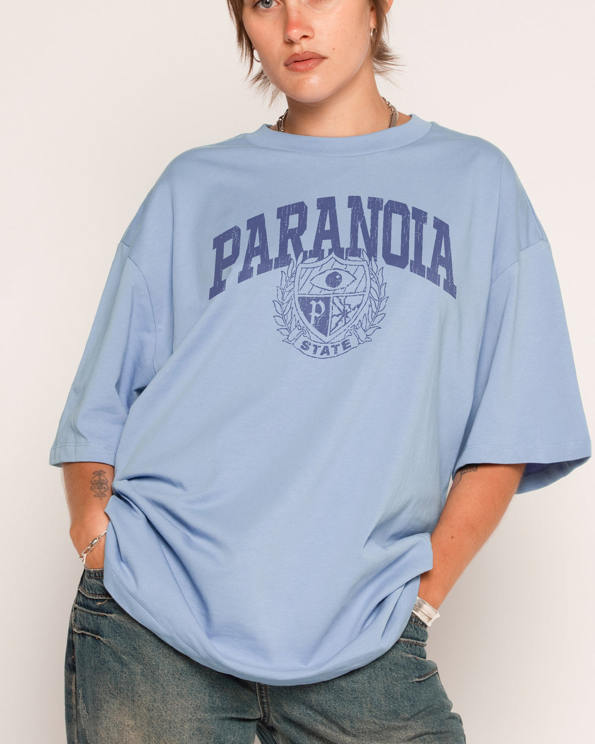 Paranoia State Oversized Tee Unisex