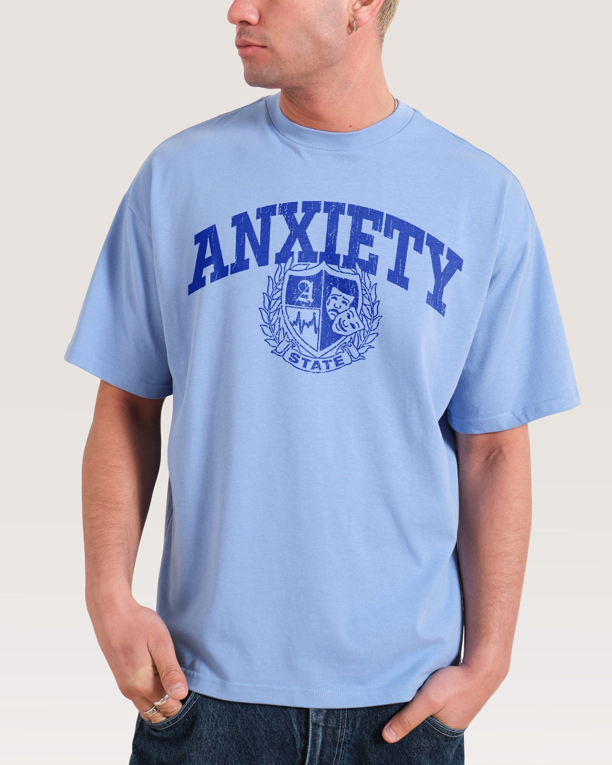Anxiety State Oversized Tee Unisex