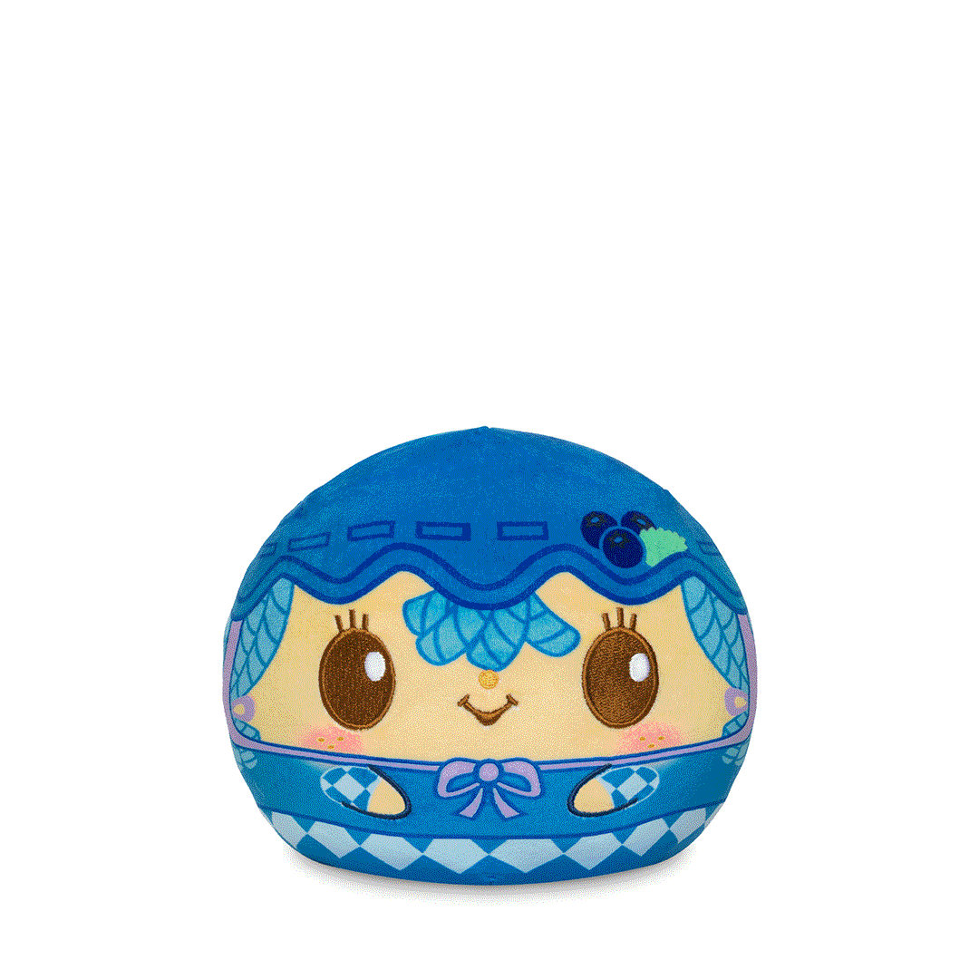 Blueberry Muffin and Cheesecake Mouse 6" Blueberry-Scented Reversible Plushie Unisex