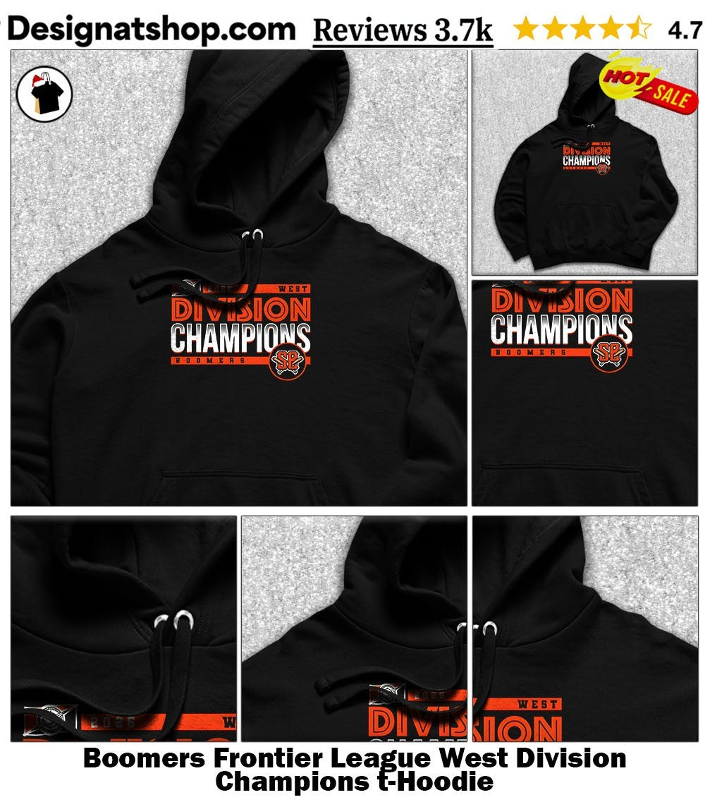 Boomers Frontier League West Division Champions t-shirt