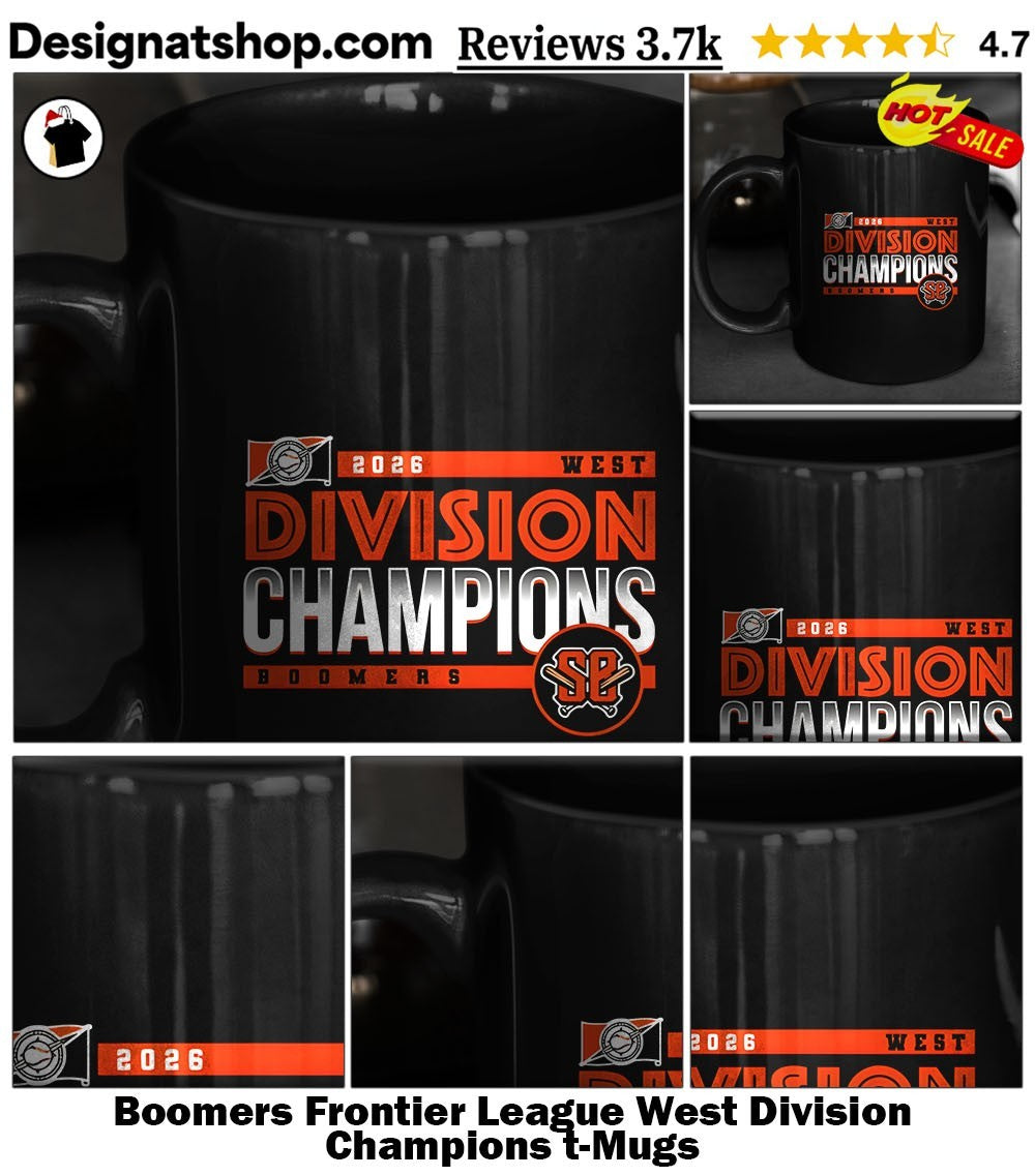 Boomers Frontier League West Division Champions t-shirt