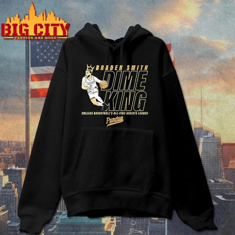 Braden Smith Dime King Purdue College Basketball’s All Time Assists Leader Graphic Shirt Unisex