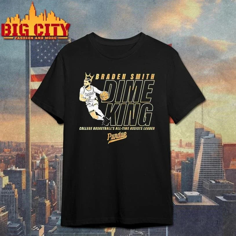 Braden Smith Dime King Purdue College Basketball’s All Time Assists Leader Graphic Shirt Unisex