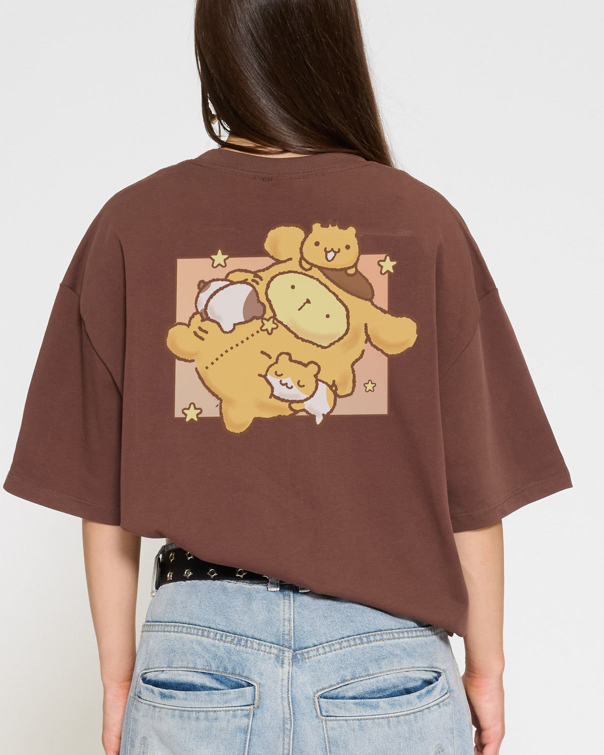 Pompompurin Nap Oversized Tee Unisex