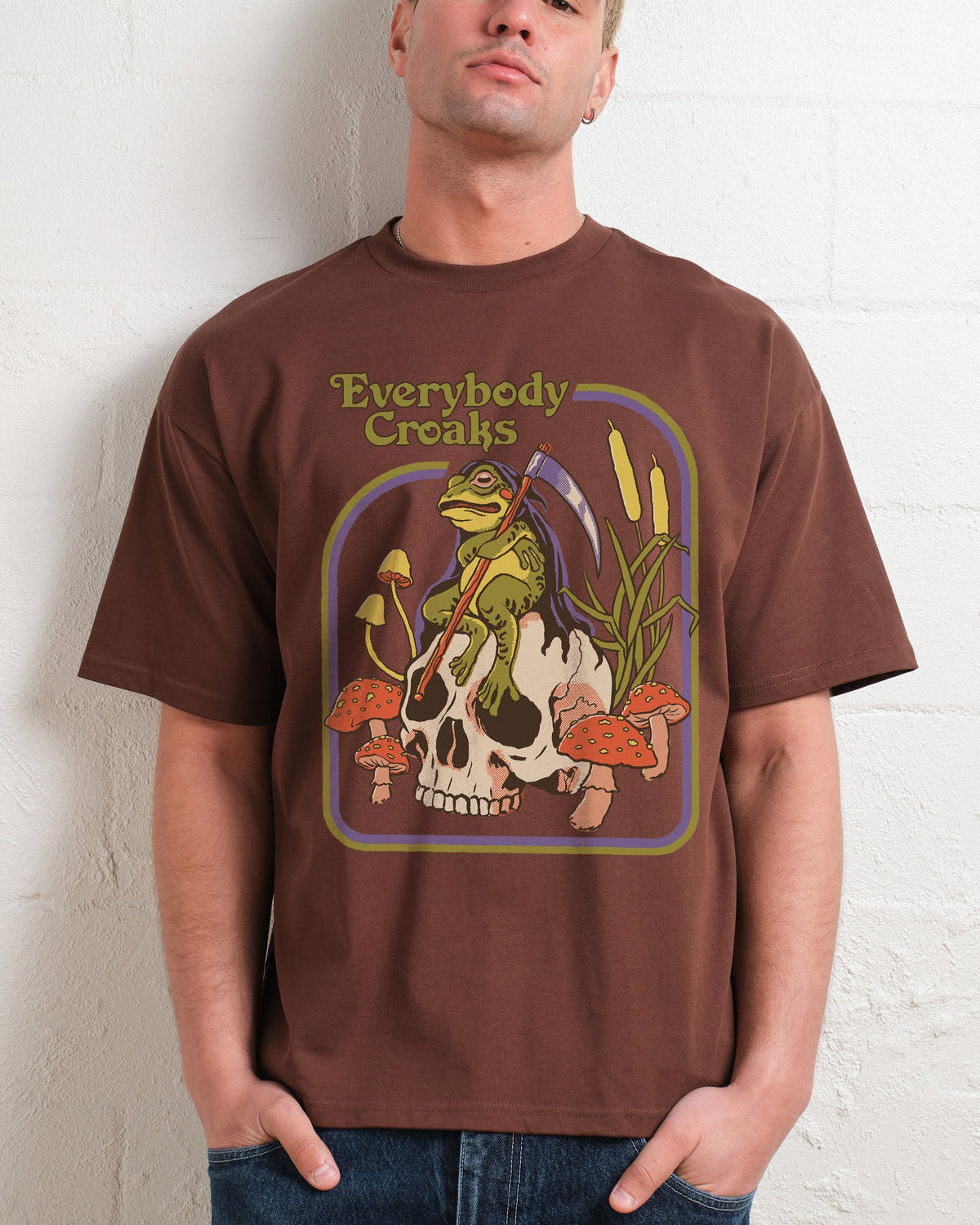 Everybody Croaks Oversized Tee Unisex