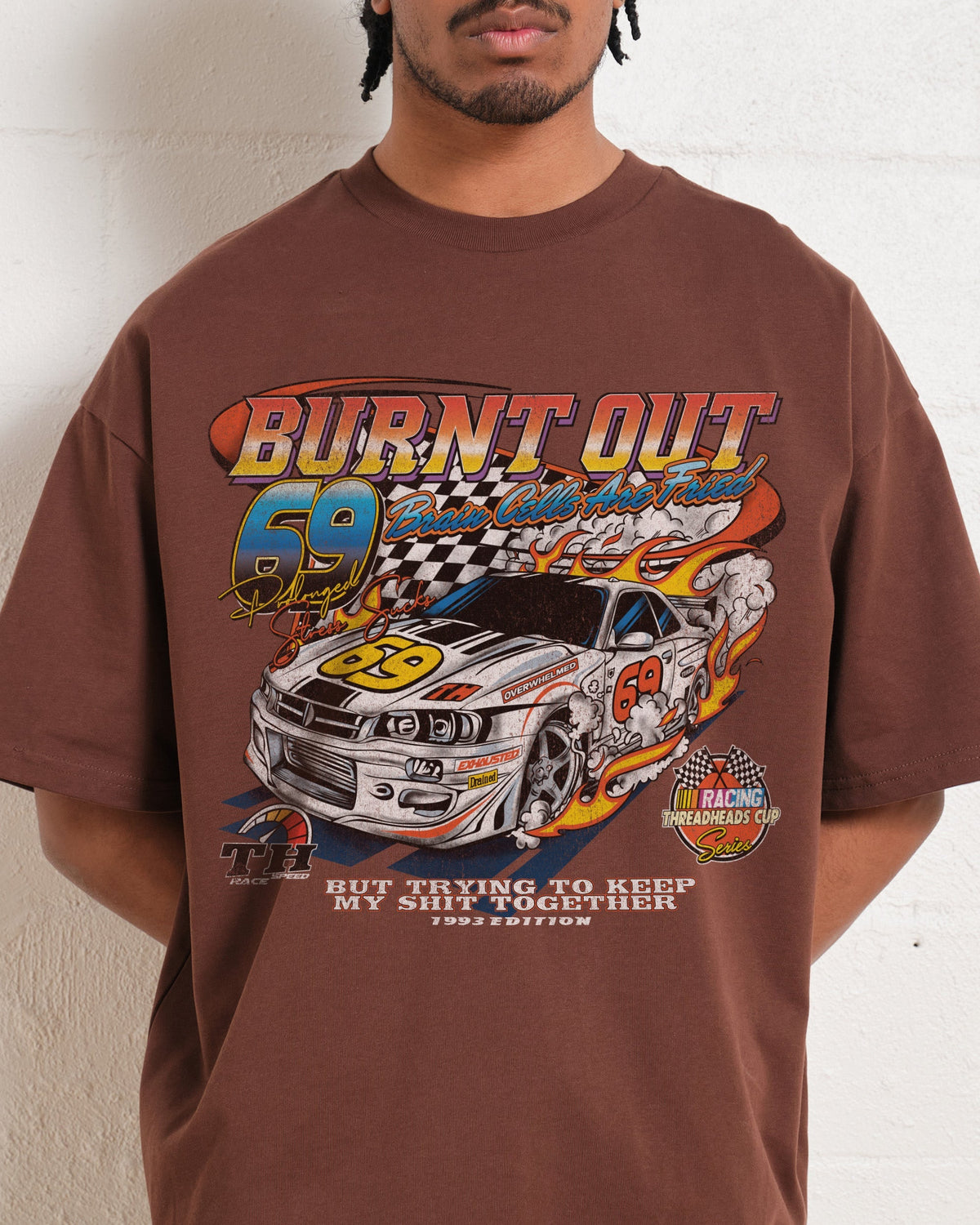Burnt Out Oversized Tee Unisex