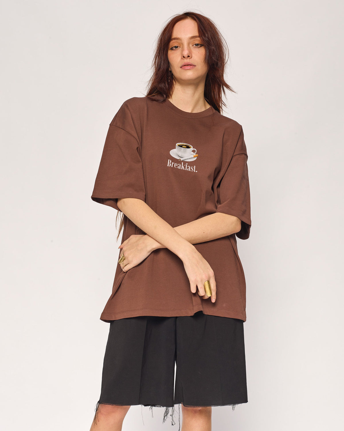 Breakfast Coffee Oversized Tee Unisex