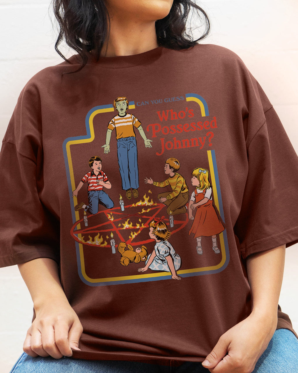 Who's Possessed Johnny? Oversized Tee Unisex